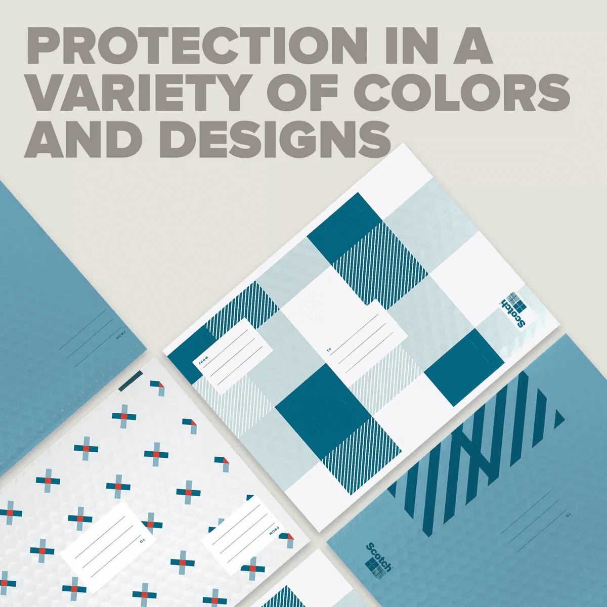 Scotch Poly Bubble Padded Mailer 3Pk Large Blue - Image 4