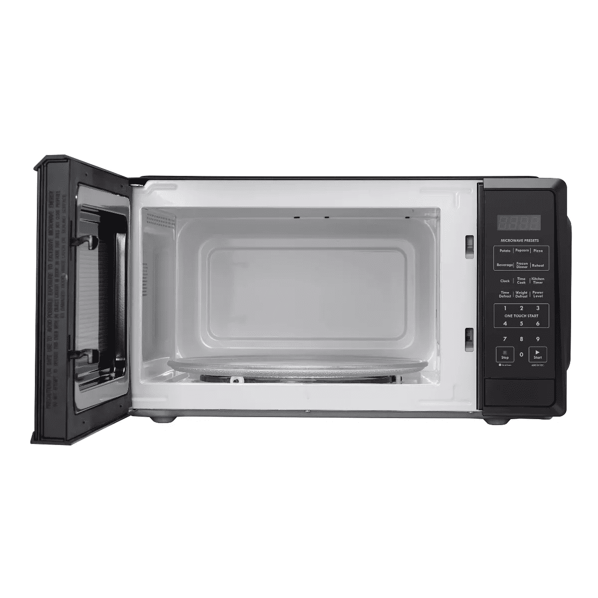 Kenmore 1.1 Cu Ft Microwave Black: Countertop Oven, 1000W, Child Lock, 6 Programs, 1 Year Warranty - Image 4