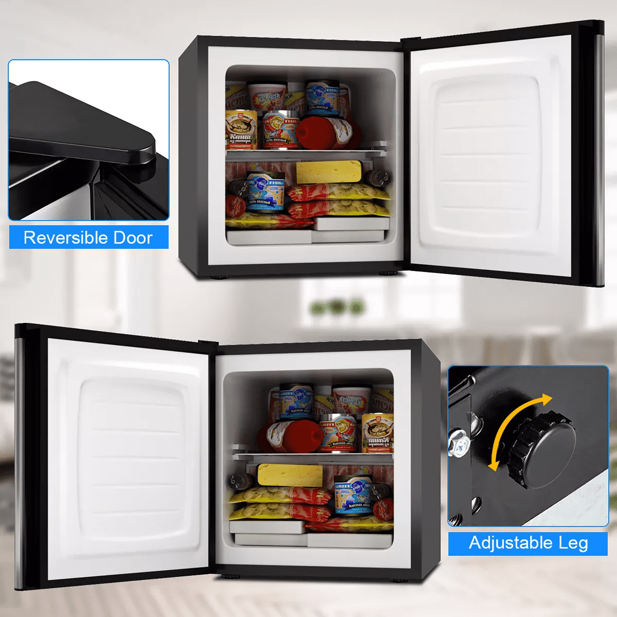STAKOL 1.1 Cu.Ft. Compact Single Door Mini Upright Freezer ( Not Sold to Consumers Located in California) - Image 4