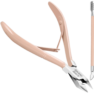 Professional Cuticle Cutter & Pusher Trimmer Manicure Tools with Double Spring– Perfect Nail Care Tool for Manicure & Pedicure Beauty at Home/Spa/Saloon