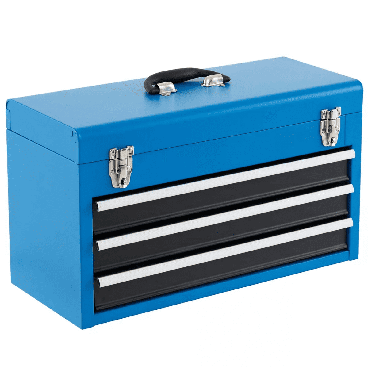 Costway Portable Tool Chest Box Storage Cabinet Garage Mechanic Organizer 3 Drawers Black/Red/Blue - Image 11