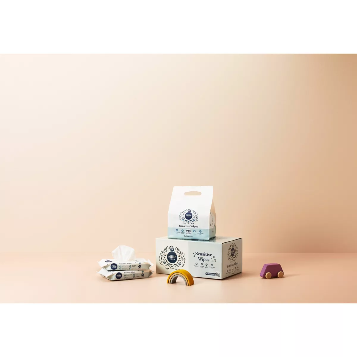 Millie Moon Sensitive Wipes (Select Count) - Image 6