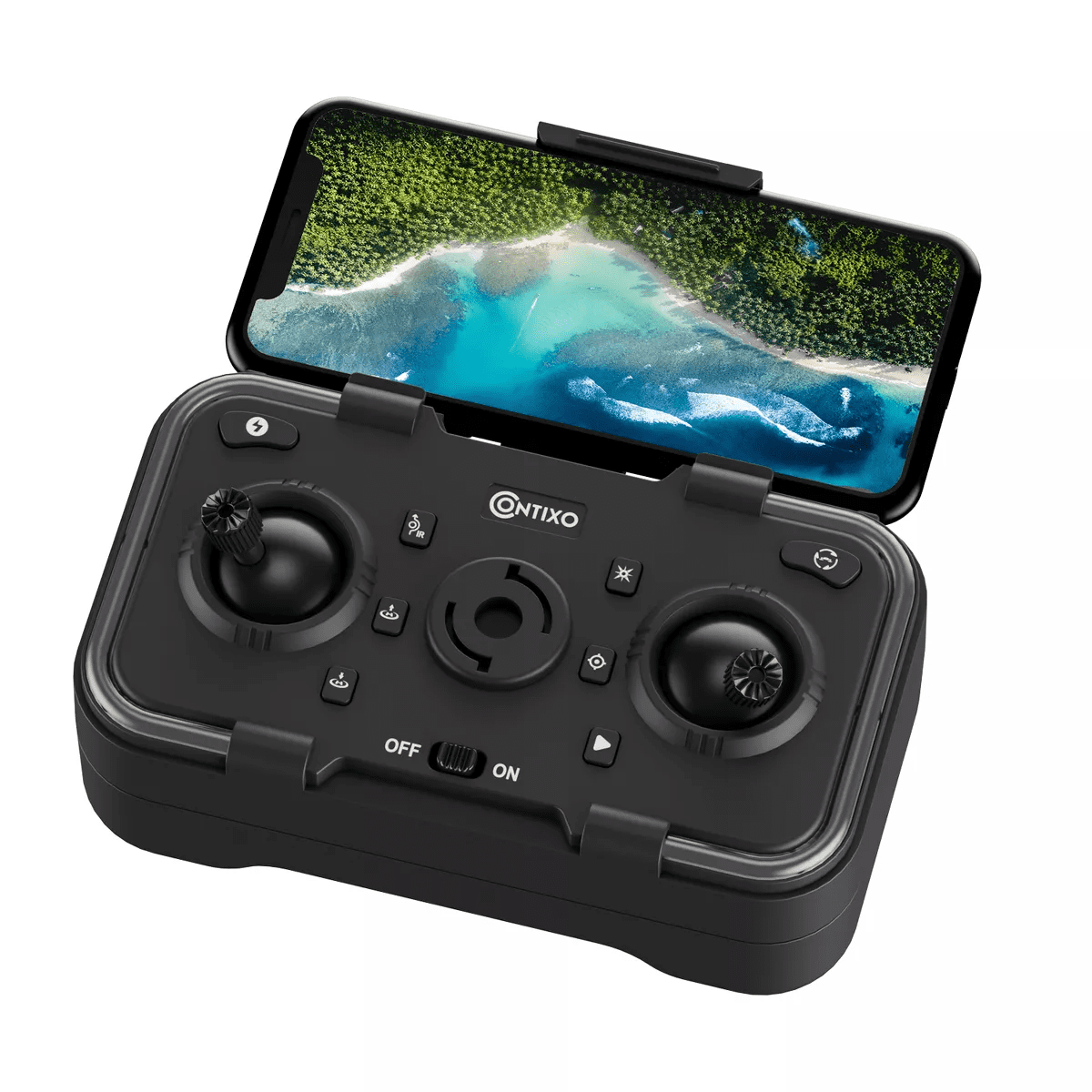 Contixo F19 Arvo Foldable Drone with 1080P HD Camera, FPV, Obstacle Avoidance, 2 Batteries, Brushless Motors & LED Lights – Black - Image 13