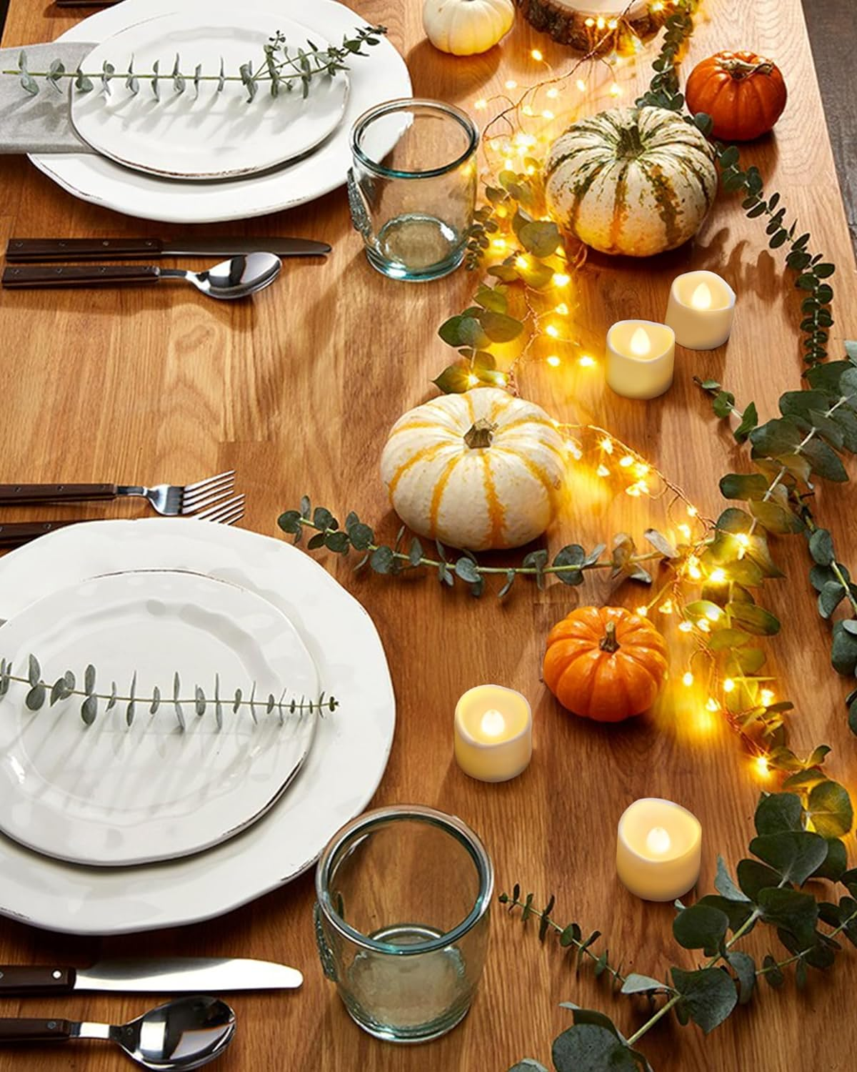 12Pcs Flickering Flameless Candle Battery Operated, 200+Hours Fake Electric LED Tea Lights for Votive, Centerpiece Table Decorations, Wedding, Aniversary, Halloween, Christmas - Image 8