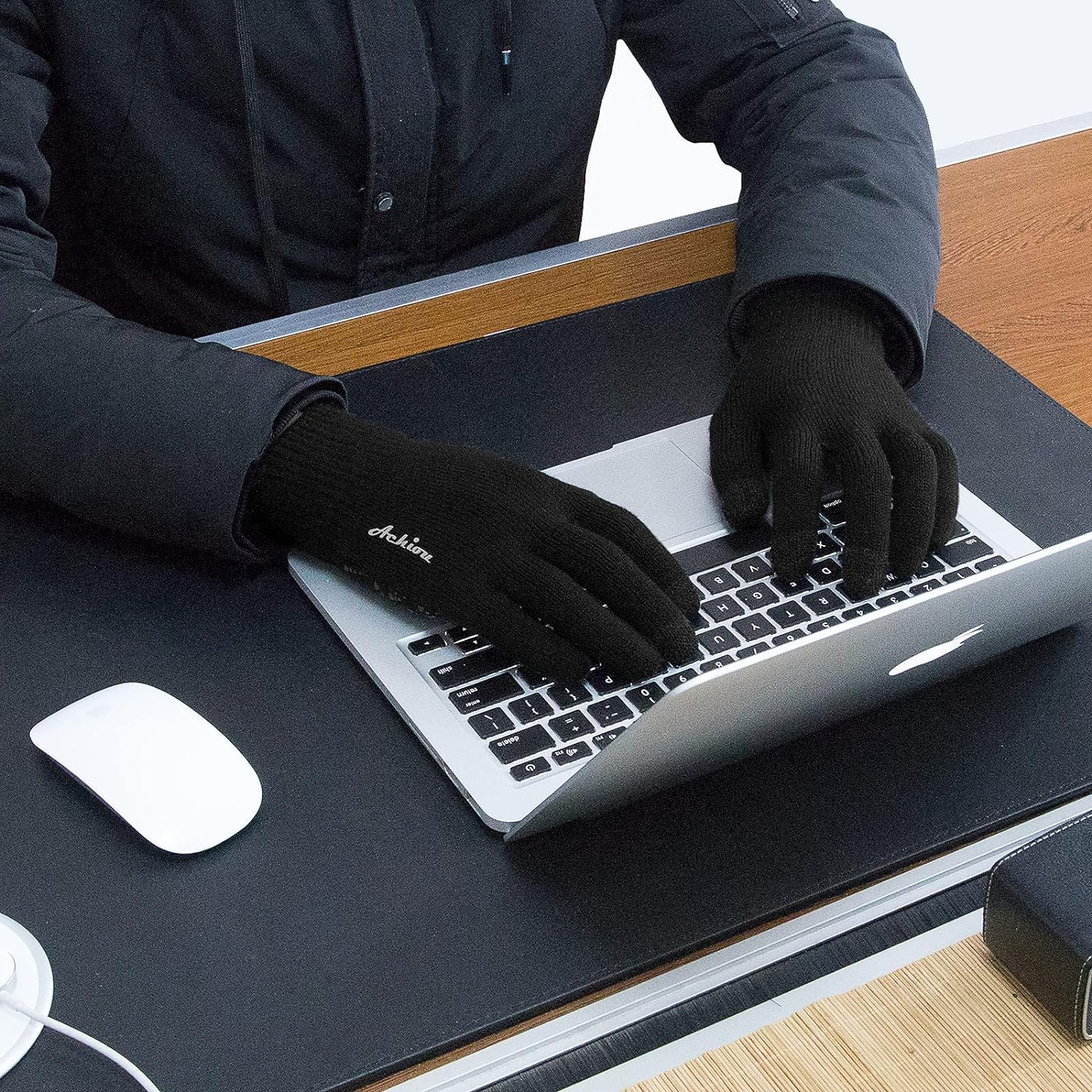 Winter Gloves, Glove for Men Women, Upgraded Touch Screen Texting Warm Running with Thermal Soft Knit Lining - Image 4