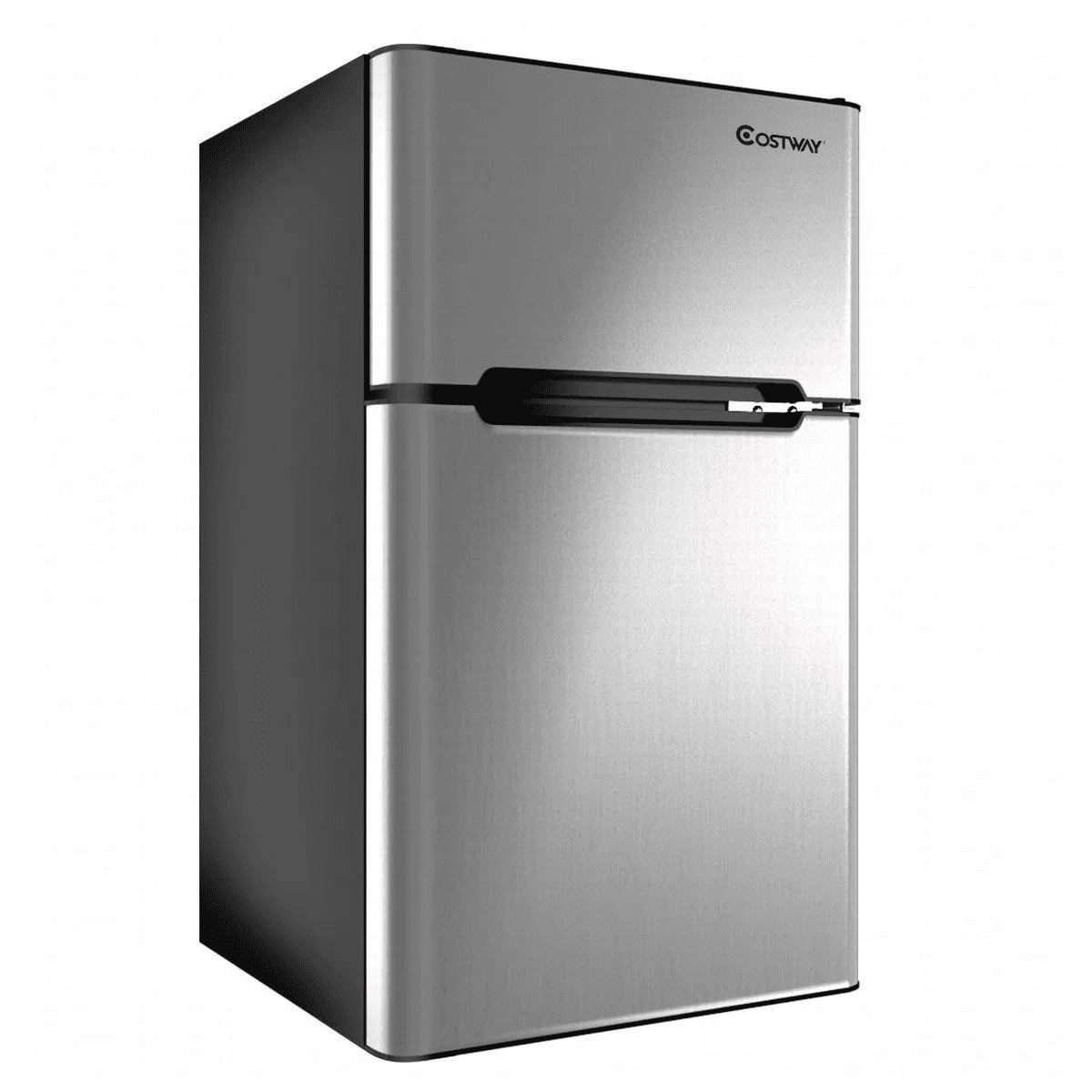 Costway Refrigerator Small Freezer Cooler Fridge Compact 3.2 Cu Ft. Unit Grey/Black/White - Image 11