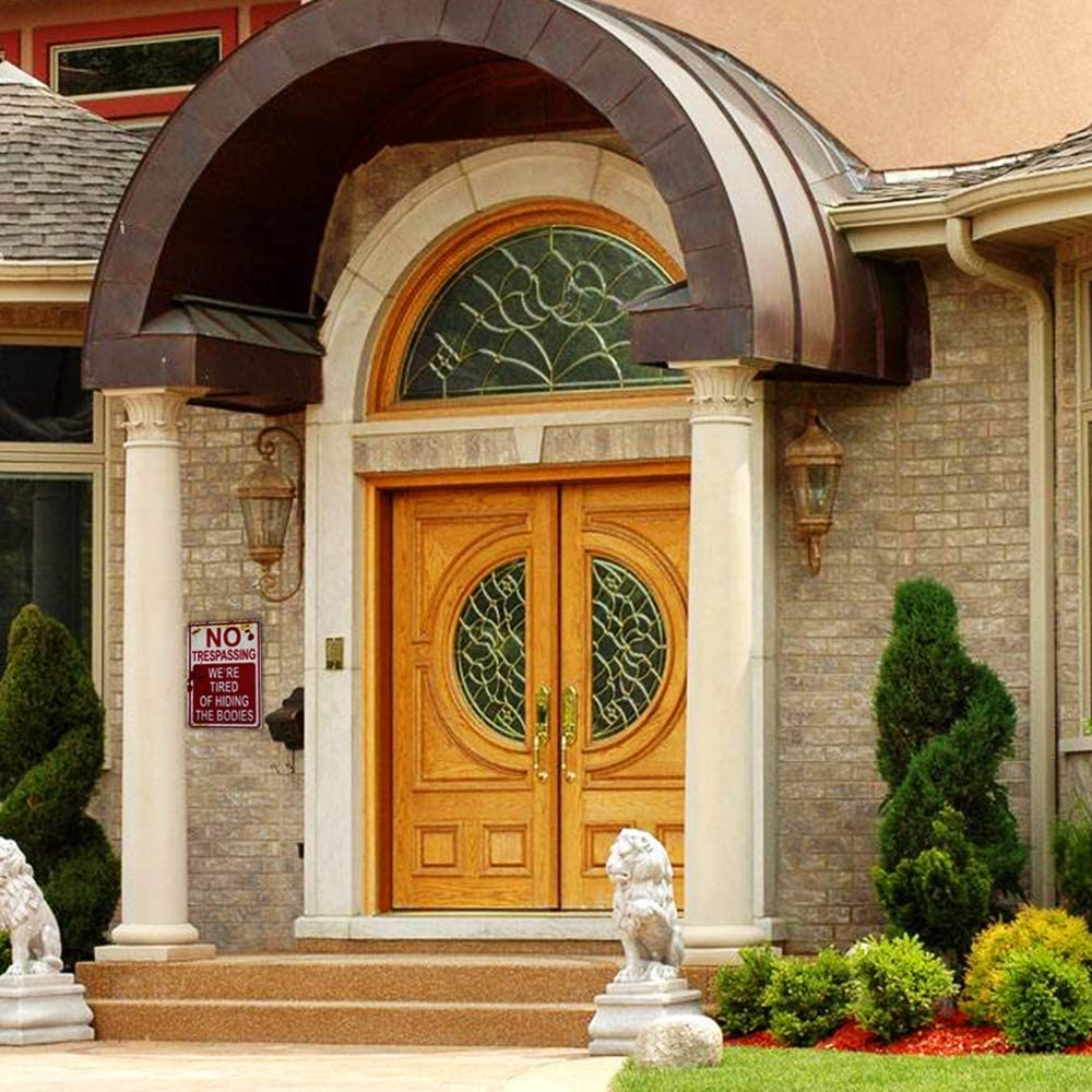 Halloween Decoration Halloween Signs Retro Fashion Chic Funny Metal Tin Sign No Trespassing We'Re Tired of Hiding the Bodies. - Image 7