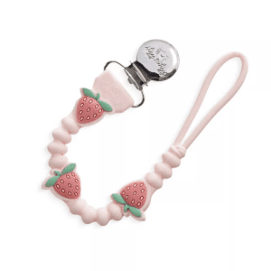 Itzy Ritzy Beaded Pacifier Clip - Universal Fit, Silicone Holder