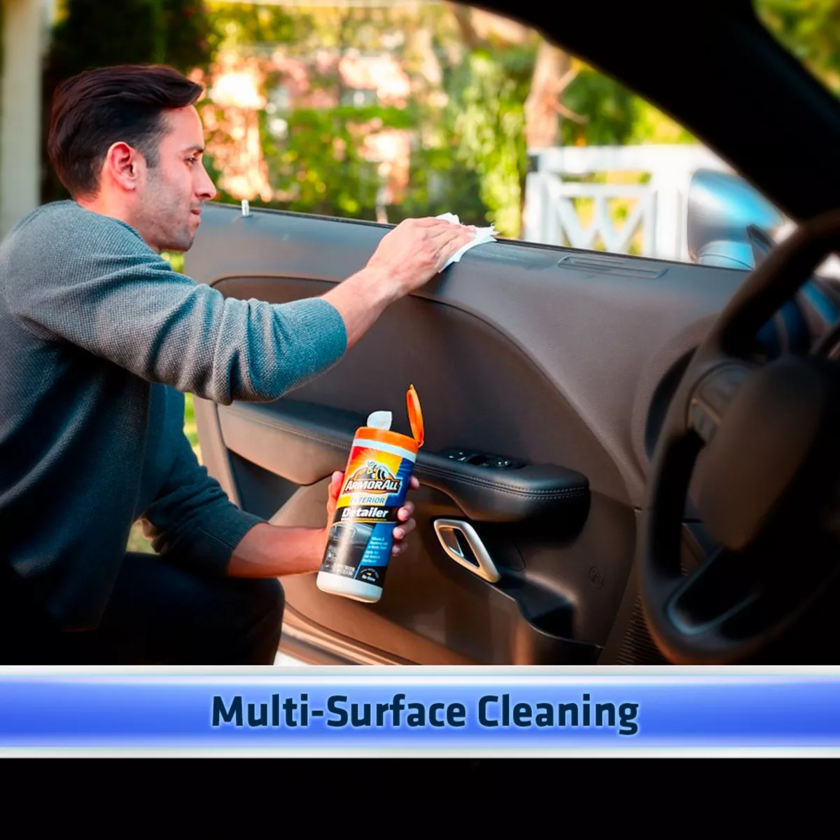 Armor All 25Ct Interior Detailer Wipes Automotive Wash: Car Cleaning Supplies, Prevents Fading & Cracking, Unscented - Image 6