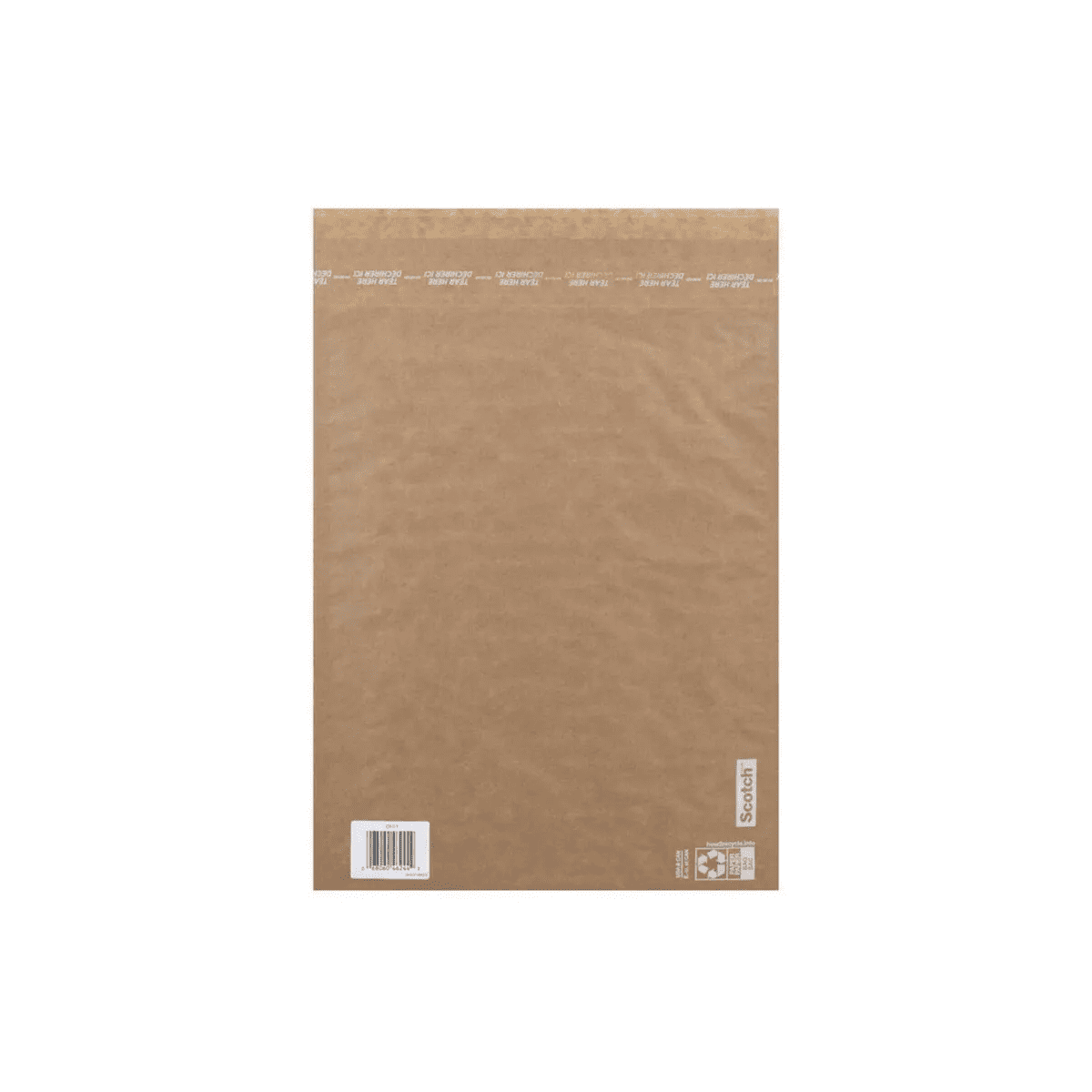 Scotch 6Pk 10.5"X14.7" Curbside Recyclable Mailer Size 5 Brown: Self-Adhesive Padded Shipping Envelopes - Image 16