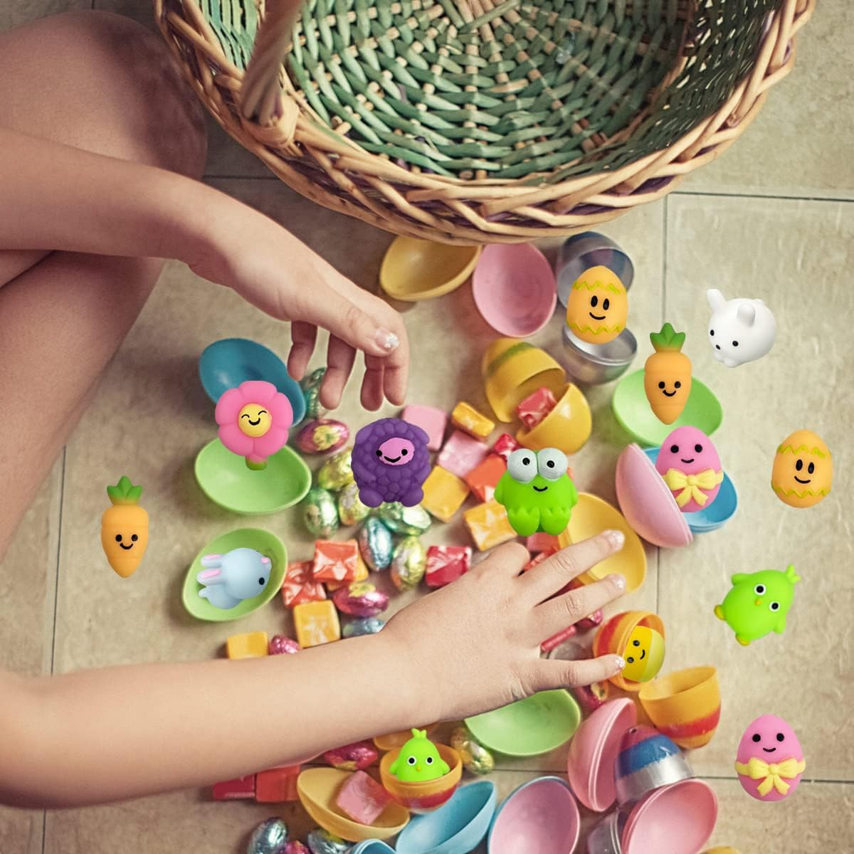 36 PCS Easter Mochi Squishy Toys Stress Relief Squishies for Kids Boys Girls Toddlers Easter Basket Stuffers Egg Fillers Gifts Party Favors - Image 5