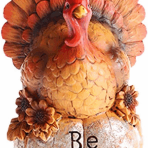 Thanksgiving Decorations Hand-Painted Turkey Pumpkin, Tabletop Turkey Fall Autumn Decor for Living Room Bedroom Kitchen Thanksgiving Harvest Day