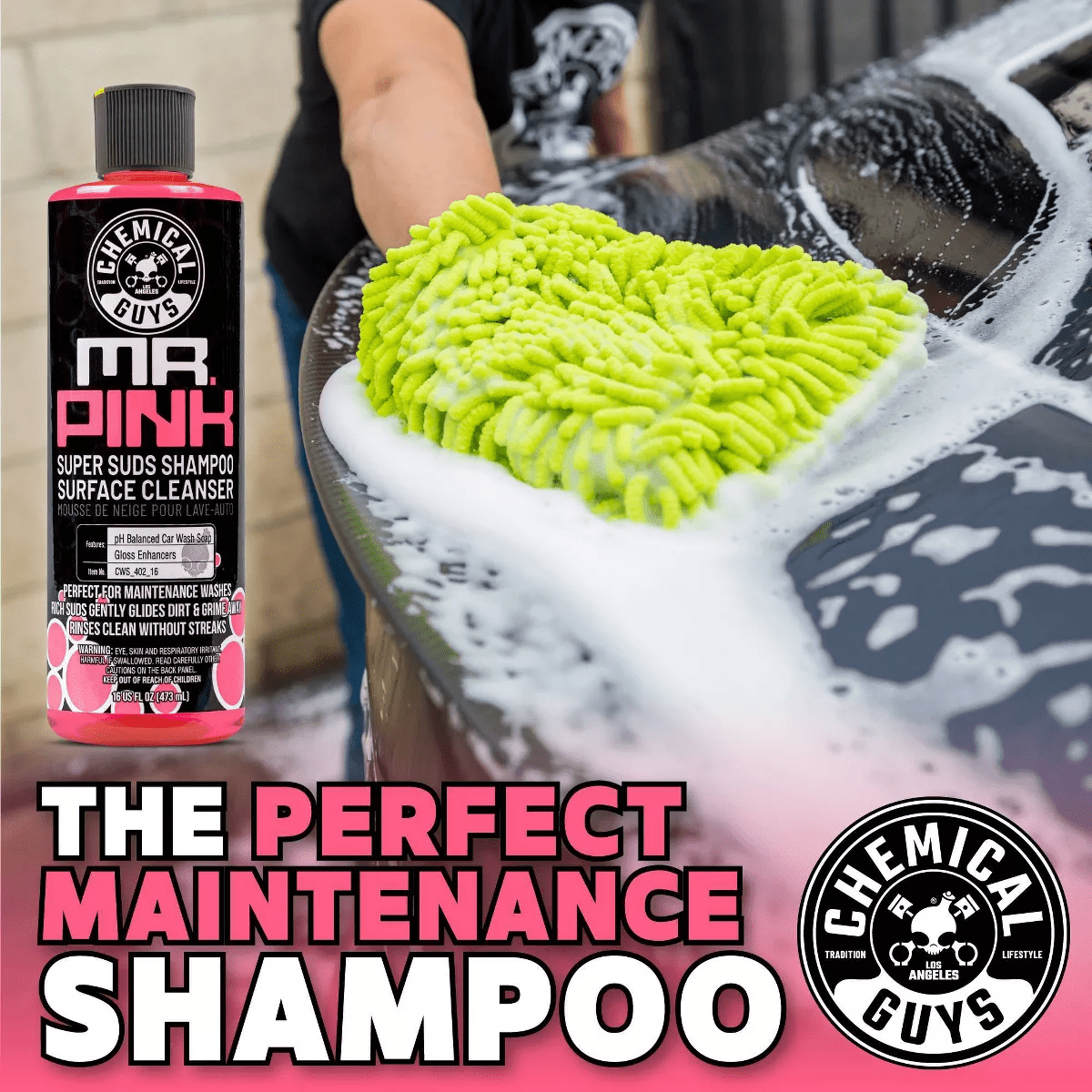 Chemical Guys 3Pc Wash and Shine Cleaners: Liquid Automotive Cleaning Kit, 2.75 Net Weight, Scented for Cars & Motorcycles - Image 3