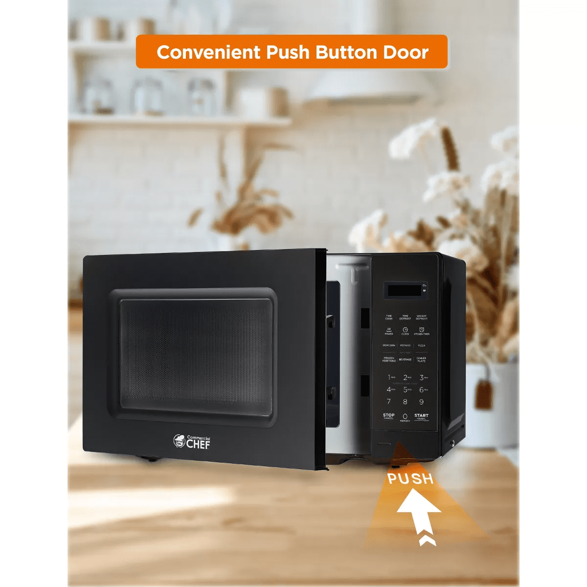 COMMERCIAL CHEF Countertop Microwave Oven 0.7 Cu. Ft. 700W - Image 7