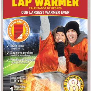 Lap Warmer, Largest Warmer 16" X 10" - up to 8 Hours of Long Lasting Heat - 1 Lap Warmer,Tan