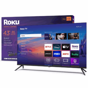 Roku 43" Select Series 4K HDR Smart Roku TV with Roku TV Remote