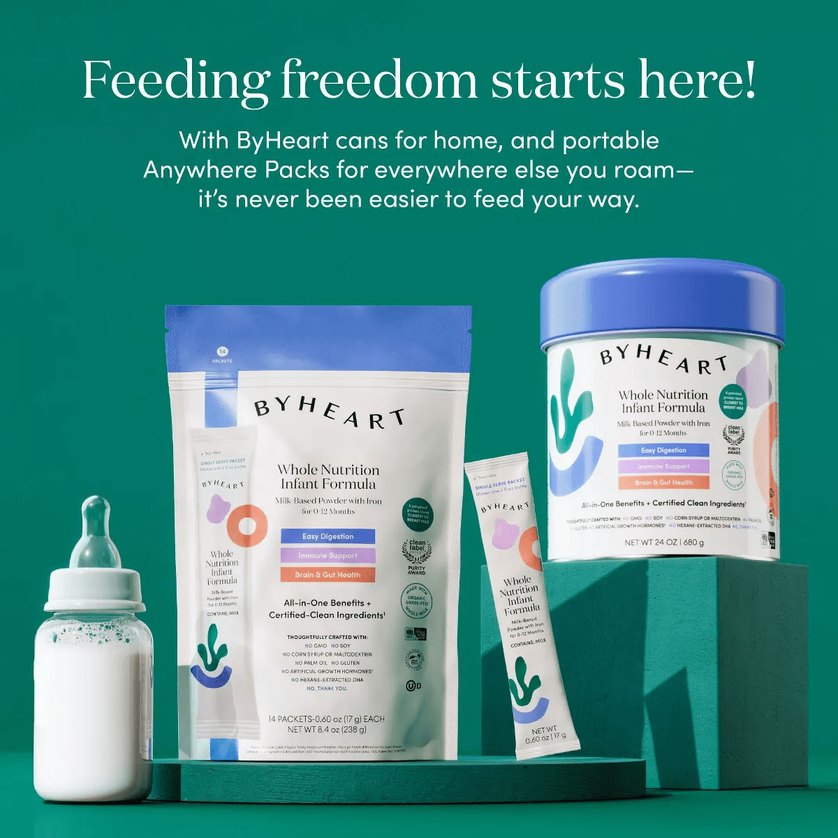 Byheart Infant Formula Powder – Gentle, Easy-To-Digest – Made with Organic, Grass-Fed Whole Milk - 24Oz - Image 6