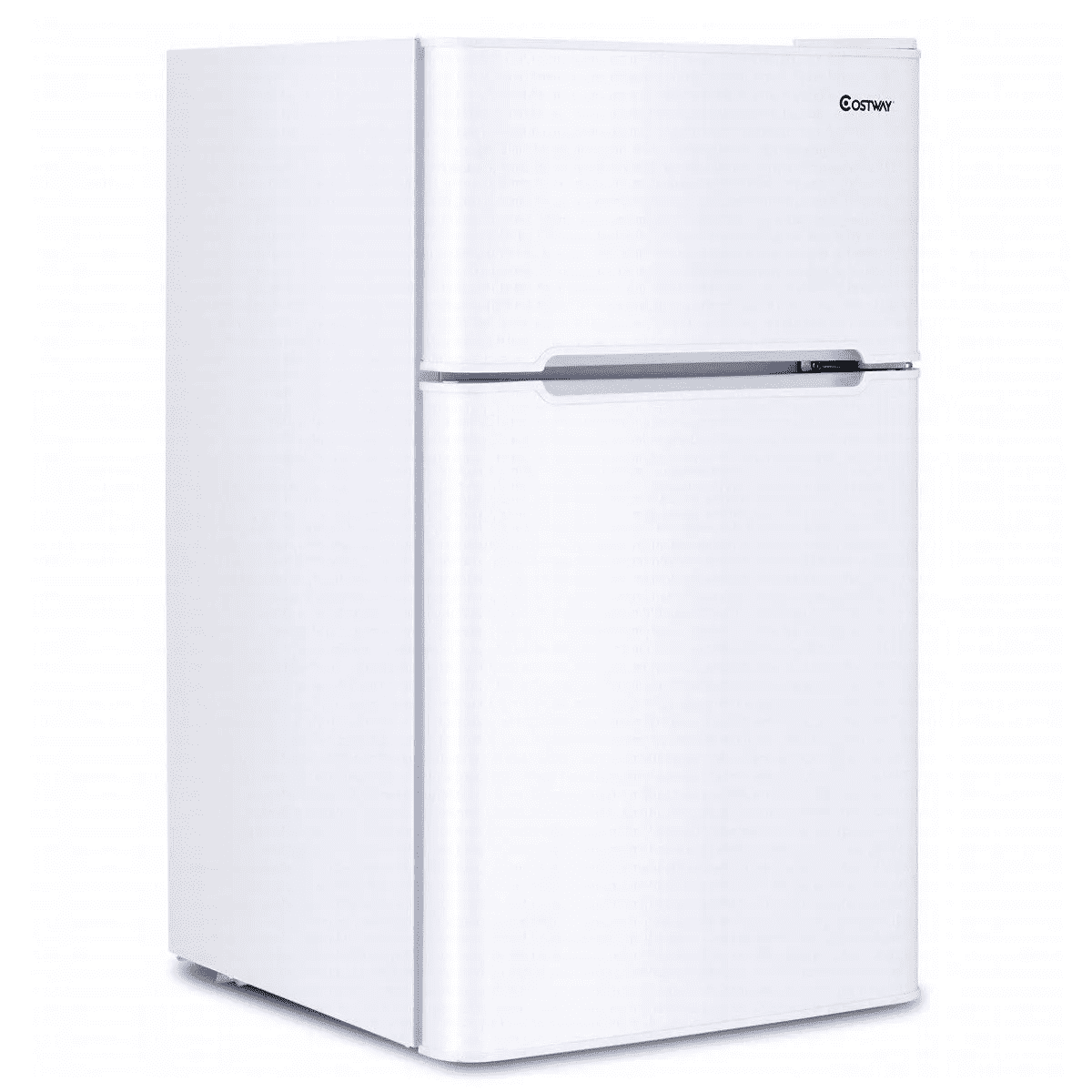 Costway Refrigerator Small Freezer Cooler Fridge Compact 3.2 Cu Ft. Unit Grey/Black/White - Image 12