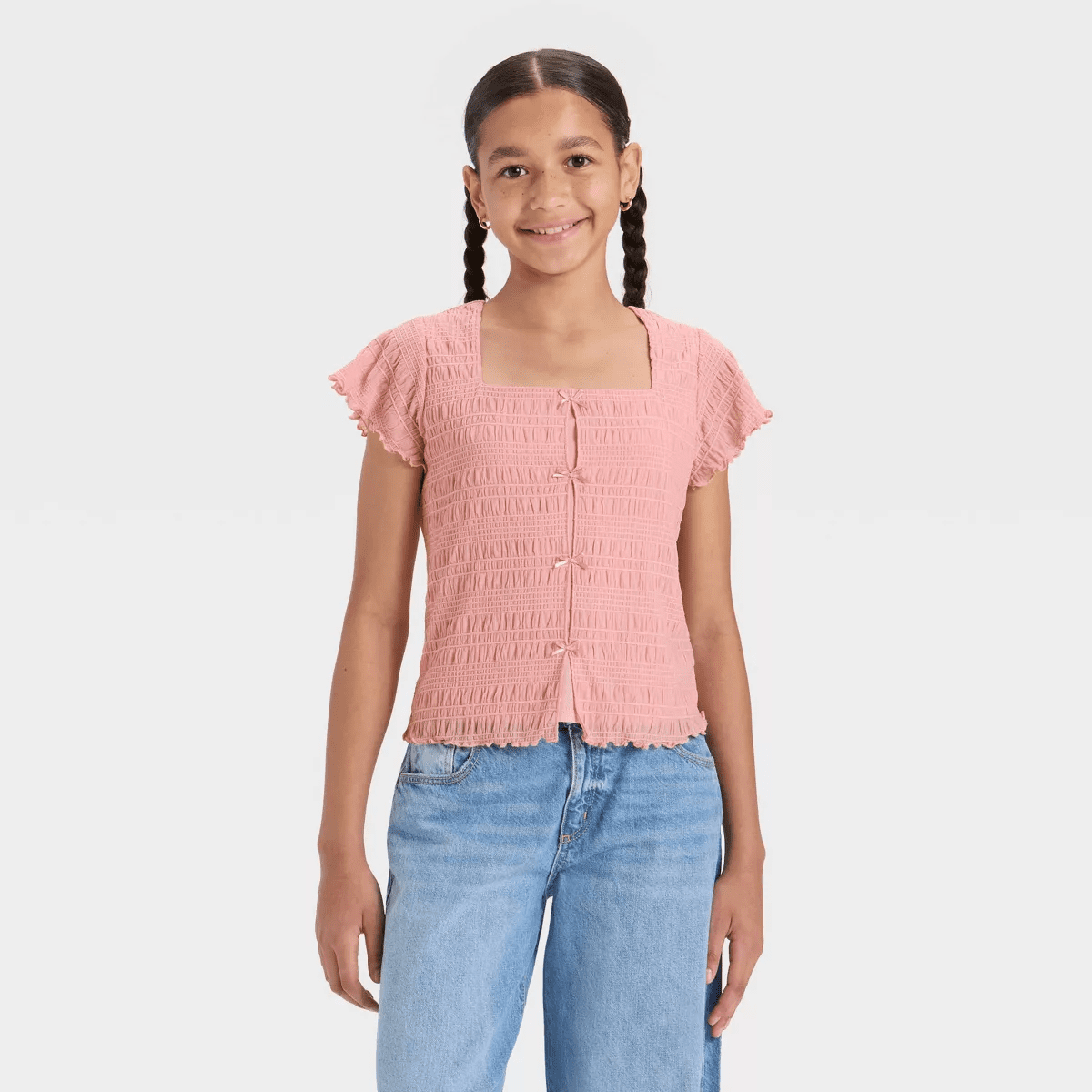 Girls' Bow Front Top - Art Class - Image 5