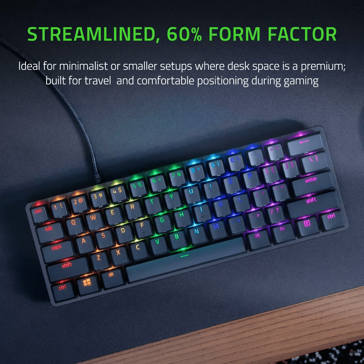 Razer Huntsman Mini Gaming Keyboard for PC - Black - Image 2