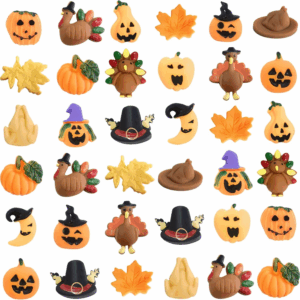 36 Pcs Thanksgiving Mochi Squishy Toys,Mini Cute Squeeze Toy Stress Reliever Anxiety Packs for Kid Party Favors,Thanksgiving Miniature(Thanksgiving)