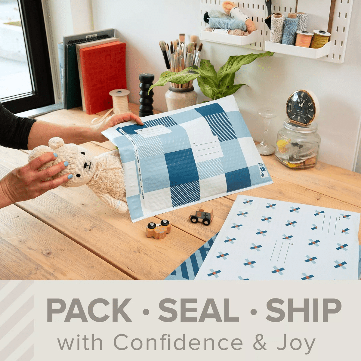 Scotch Poly Bubble Padded Mailer 3Pk Large Blue - Image 9