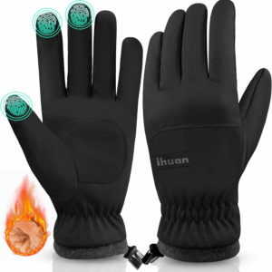 Winter Waterproof Ski Gloves Men Women, Snow Warm Cycling Cold Weather, Driving Biking Running