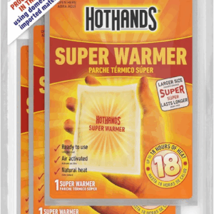 Body & Hand Super Warmers - Long Lasting Natural Odorless Air Activated Warmers - up to 18 Hours of Heat - 3 Individual Warmers