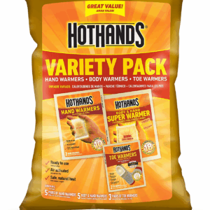 Toe, Hand, & Body Warmer Variety Pack - Long Lasting Safe Natural Odorless Air Activated Warmers
