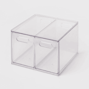 All Purpose 2 Drawer Storage Clear - Brightroom™