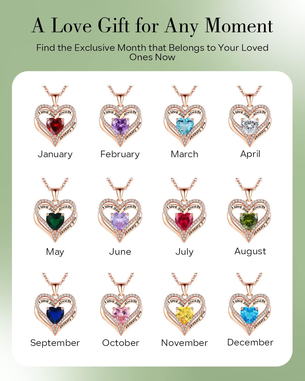 S925 Sterling Silver Necklace for Women, Wife Jewelry Rose Gold, Mom Birthday Valentines Mothers Day Gifts, Girlfriend Necklaces, Daughter Heart Jewel, Anniversary for Her - Image 6