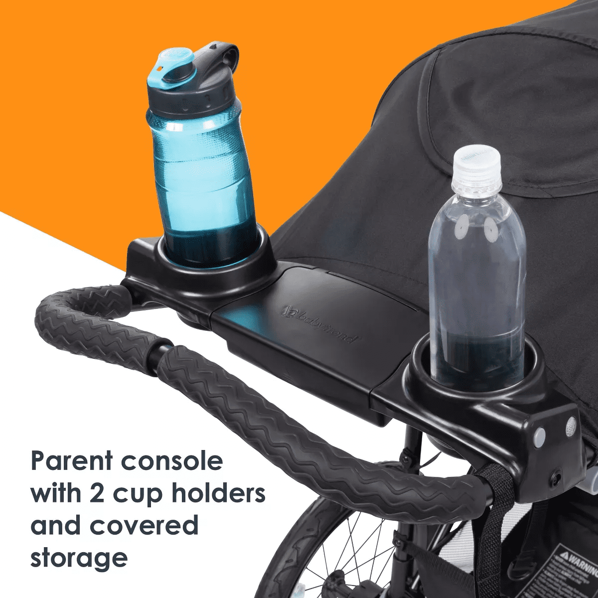 Baby Trend Expedition plus Jogger with LED Safety Light - Madrid Black - Image 5