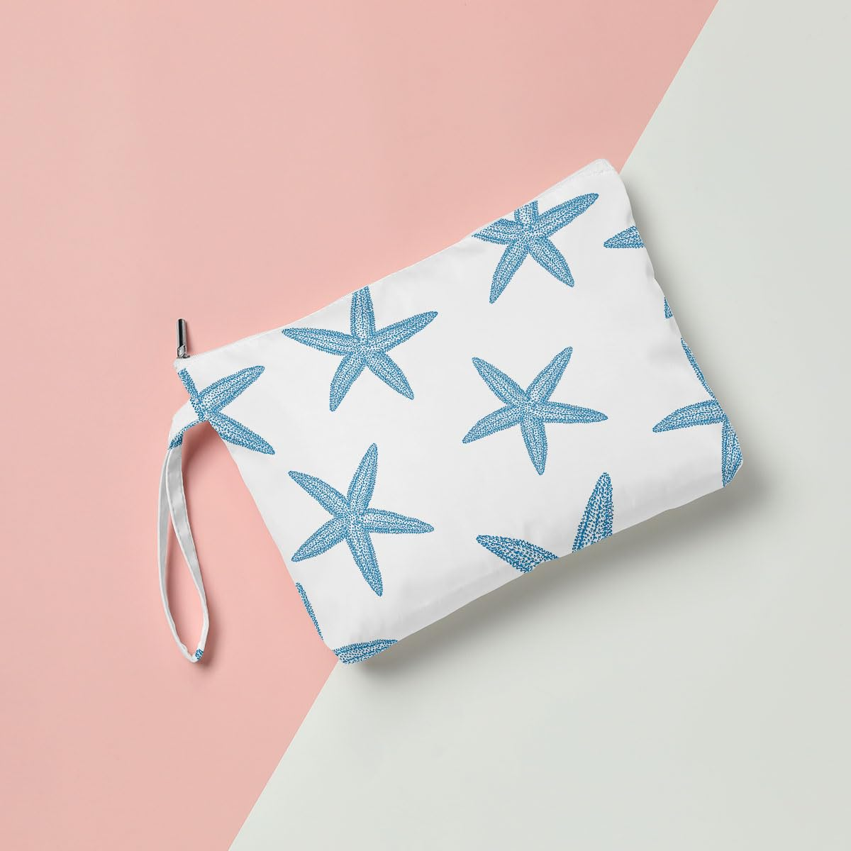 Wet Bag, Travel Wet Dry Bag Water Proof Beach Bags for Swimsuit Beach Pool Diapers Dirty Yoga Gym Clothes Zipper Pouch, for Women Sister Friends Ocean Sea Shells Makeup Bag - Image 4