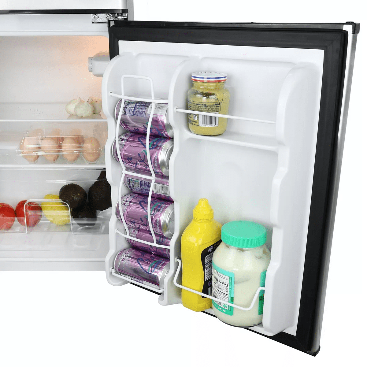 Megachef 3.2 Cubic Feet 2 Door Refrigerator/Freezer in Stainless Steel - Image 6