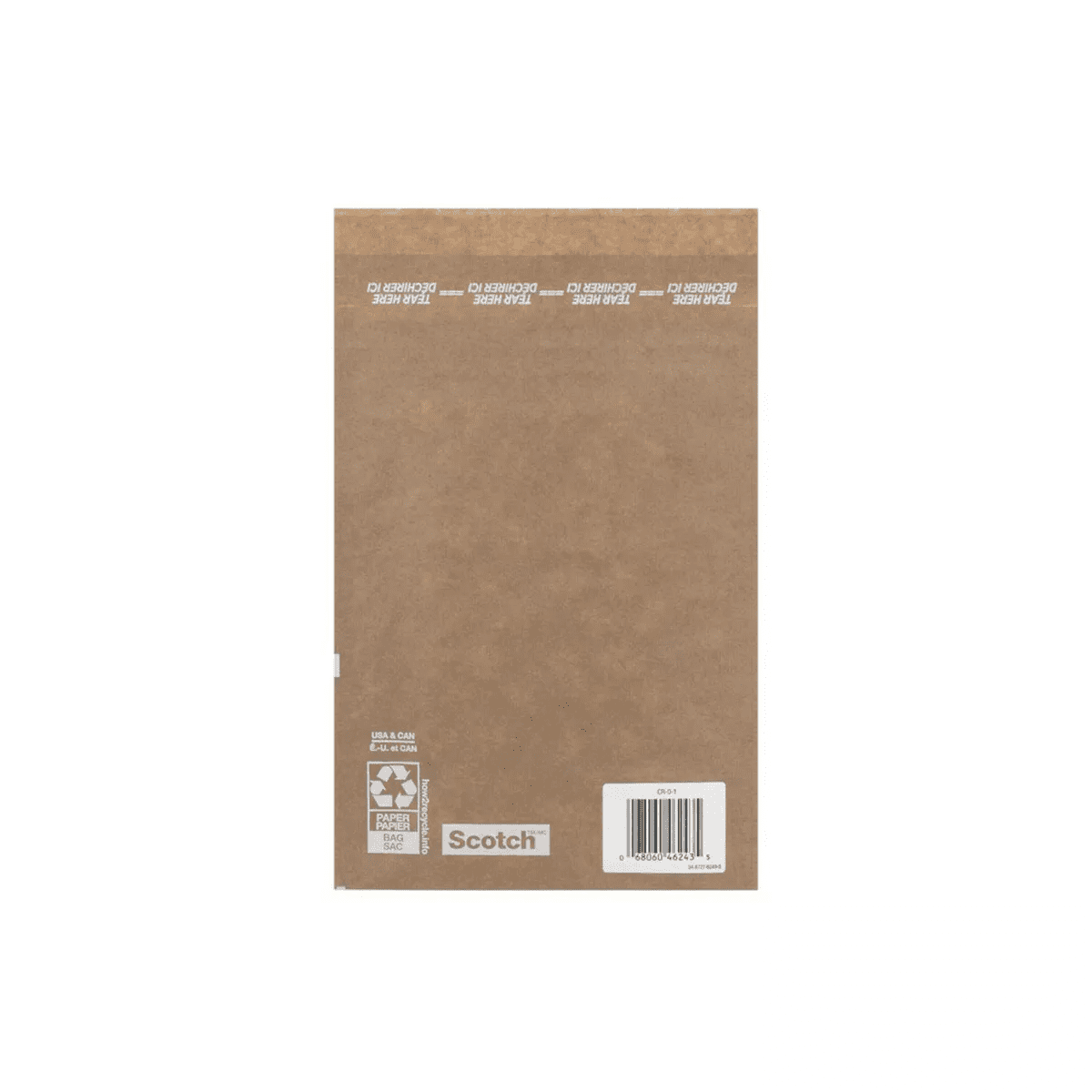 Scotch 5.5"X9"Curbside Recyclable Mailer Size 0 Brown: Self-Adhesive Padded Shipping Envelopes, Single Pack - Image 16