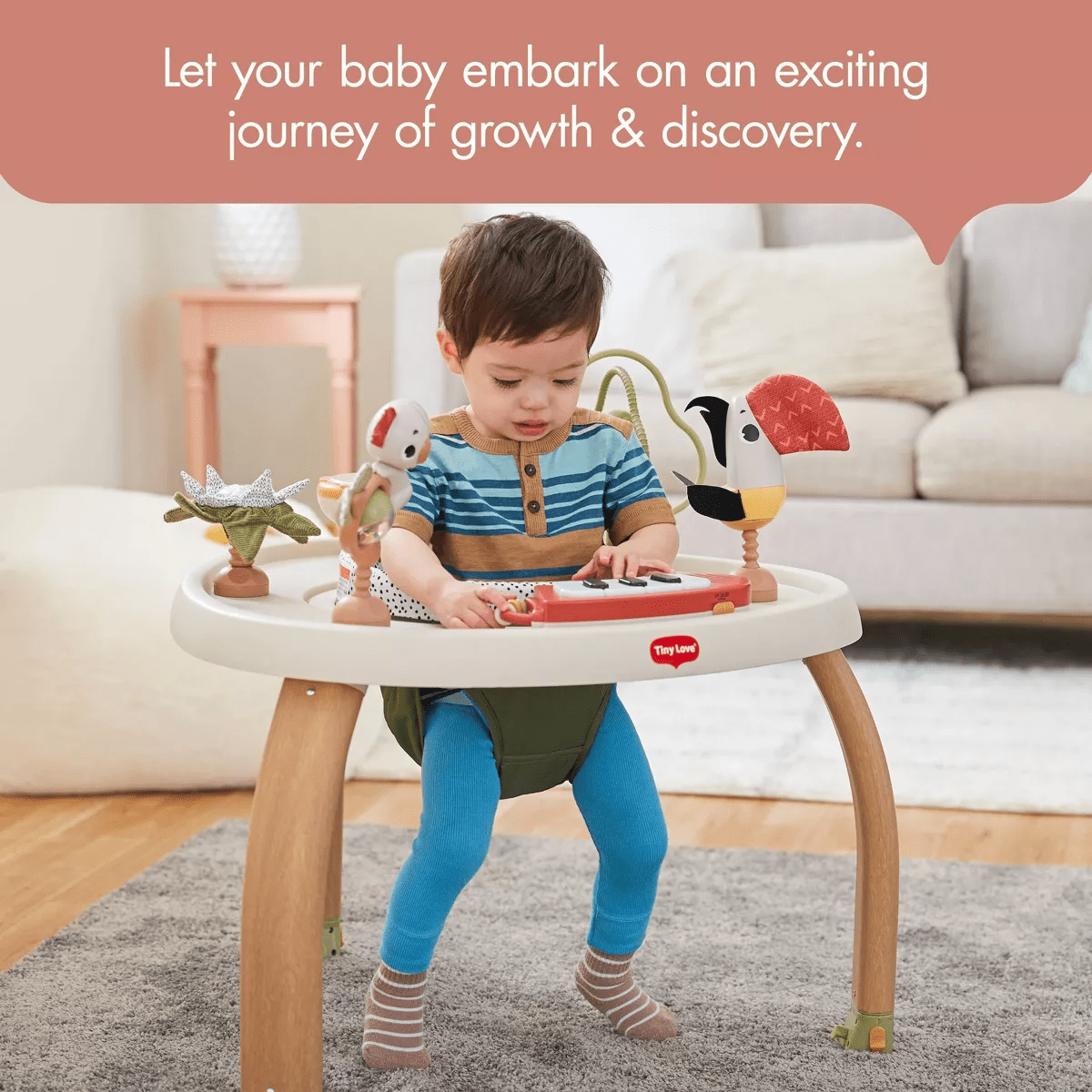 Tiny Love 5-In-1 Deluxe Stationary Activity Center - Boho - Image 27