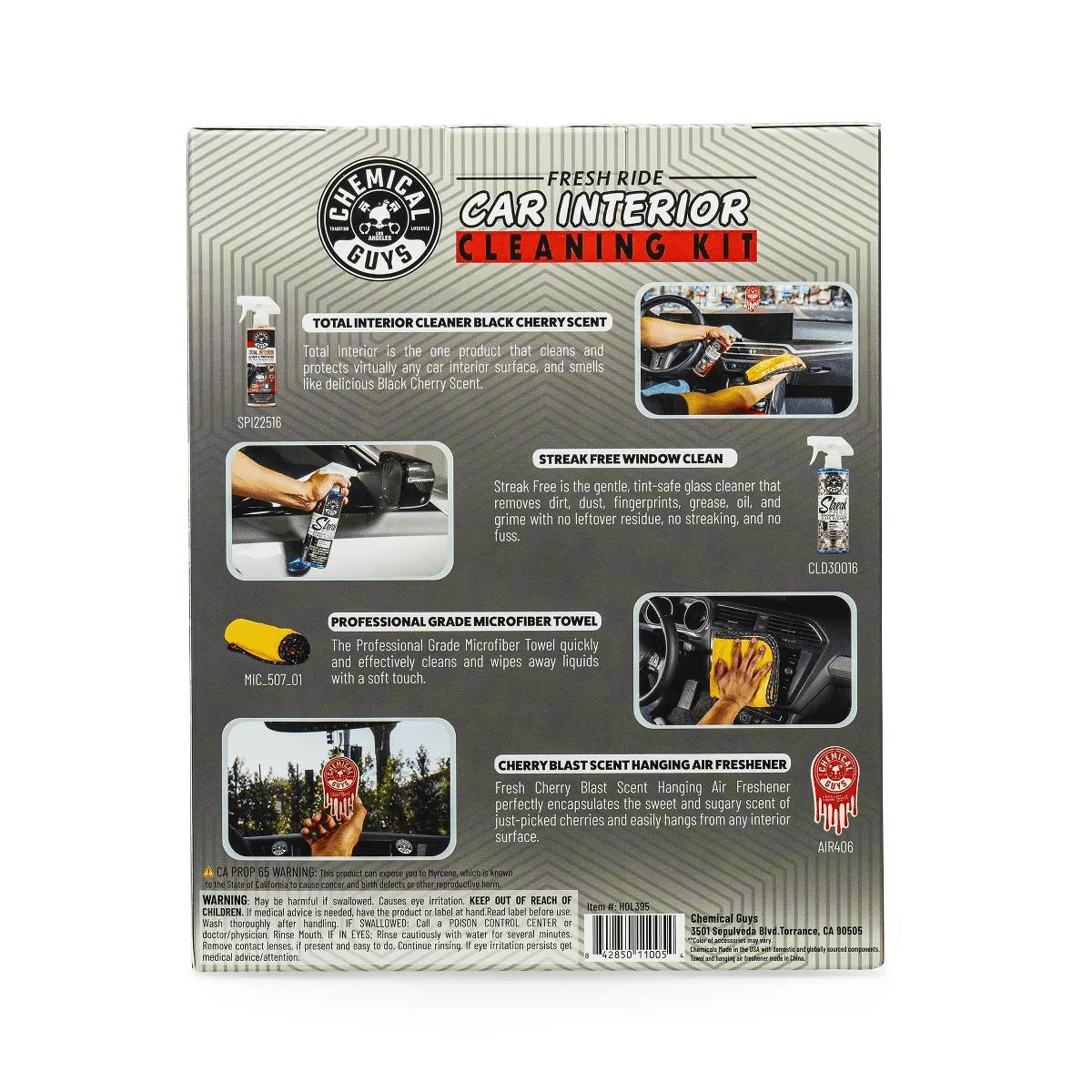 Chemical Guys 4Pc Interior Essentials: Liquid Automotive Cleaning Kit for Car Care, Scented Cleaners - Image 11