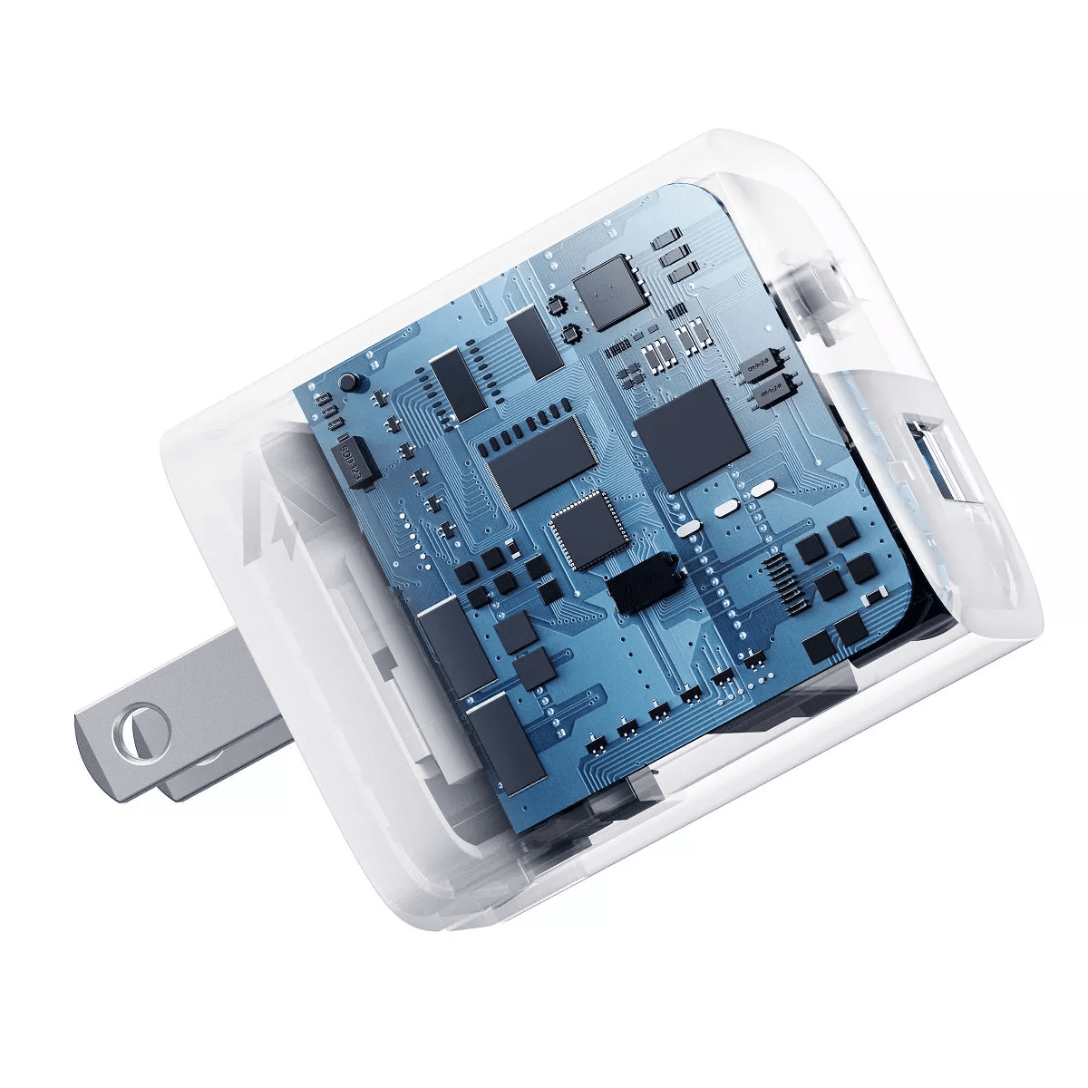 Anker 2 Port 33W Wall Charger with 6' USB-C to USB-C Cable - White: Quick Charge, 9V Output - Image 4