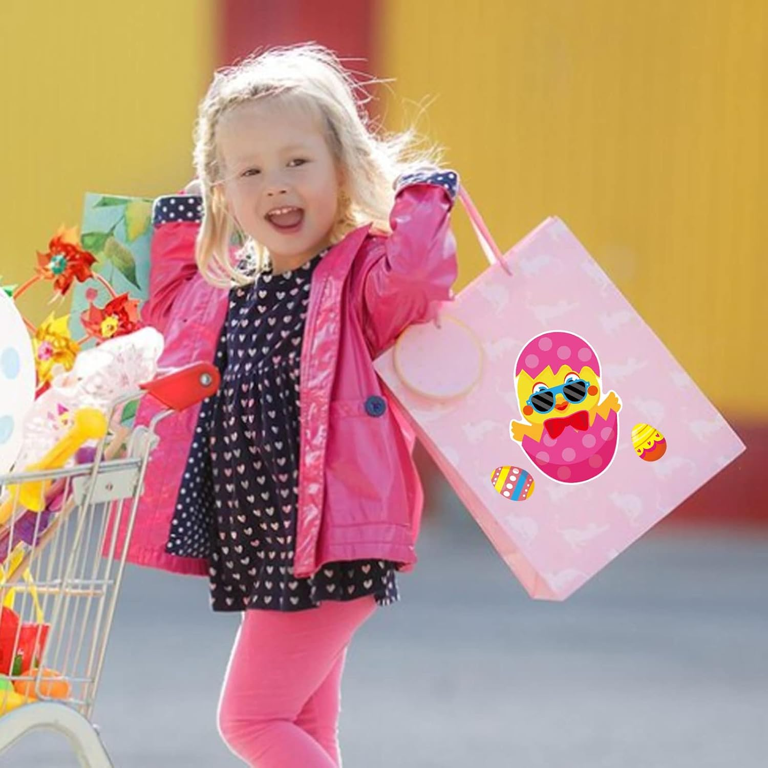 36 Sheet Easter Stickers for Kids,Easter Basket Stuffers,Make a Face Sticker with Animal Egg Themed,Make Your Own Stickers,Decorations Gift Kids Party Favor Supplies Crafts - Image 6