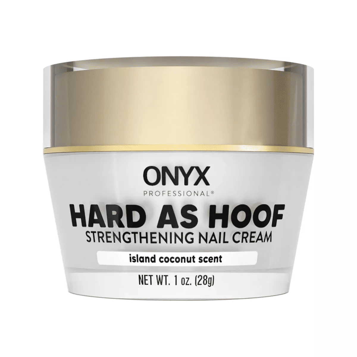 ONYX Professional Hard as Hoof Strengthening Coconut Nail Cream - 1Oz