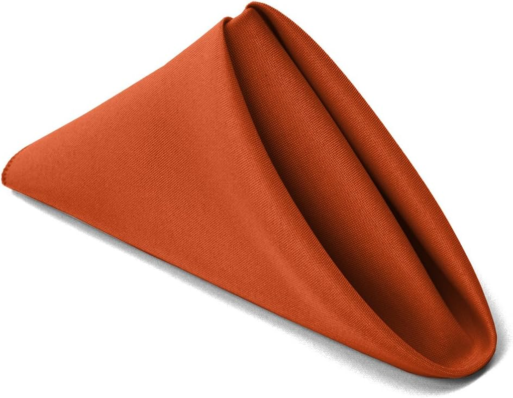 Thanksgiving/Fall Cloth Napkin Sets (6 Pack, Gold/Burnt Orange/Red) - Image 3