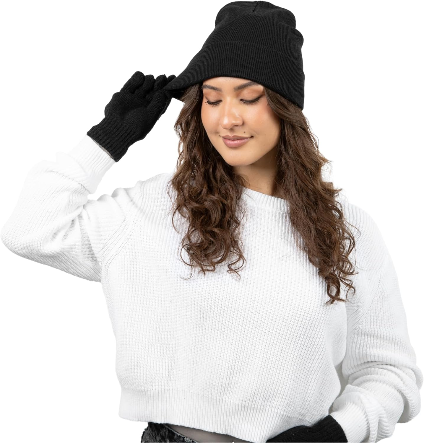 48X Winter Beanies & Gloves Combo Pack, Bulk Pack for Men Women, Warm Cozy Gift - Image 9