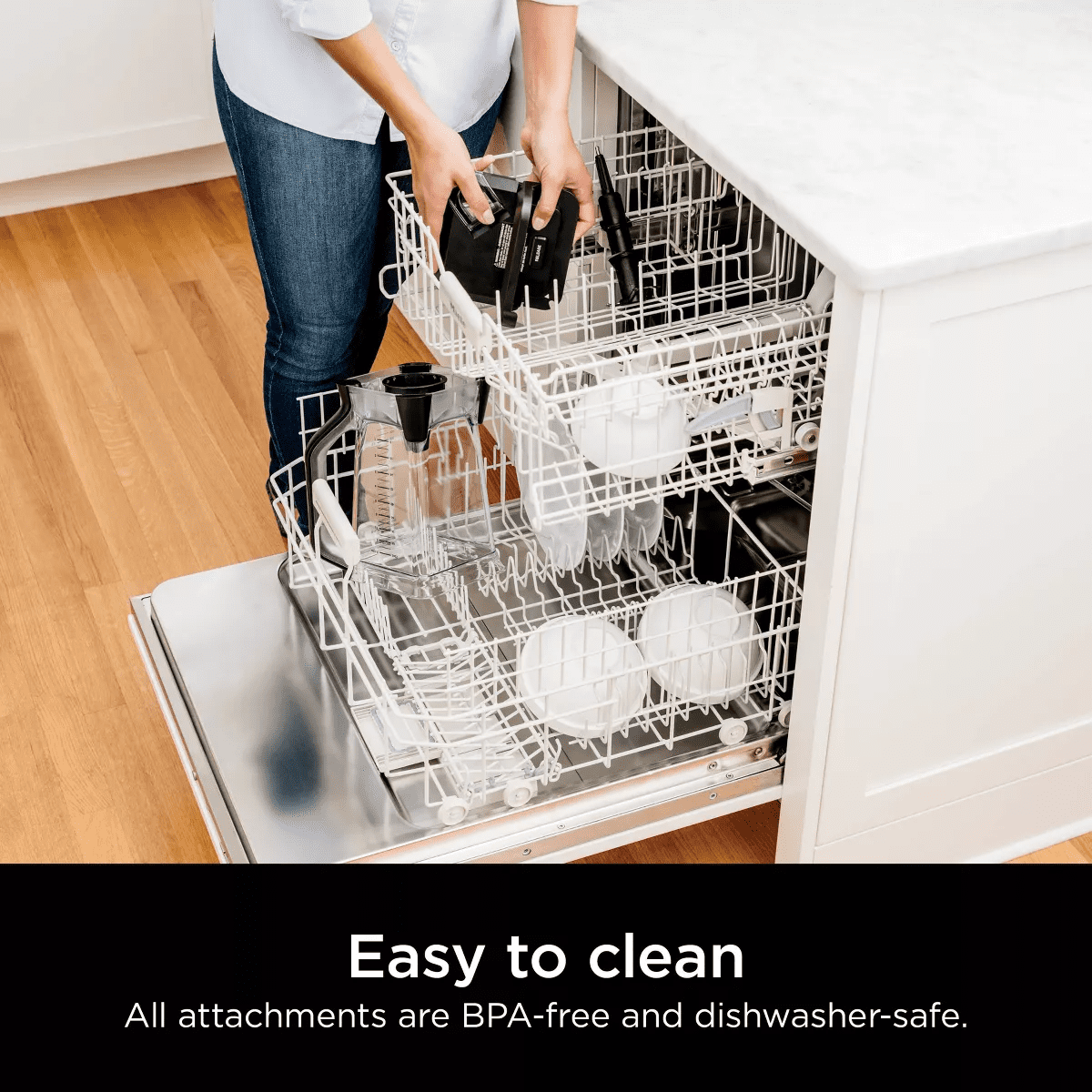 Ninja Professional Blender 1000W BL610: 72 Oz. Smoothie & Ice Crusher, 6-Blade Tech, 3 Speeds, Dishwasher-Safe Parts - Image 5