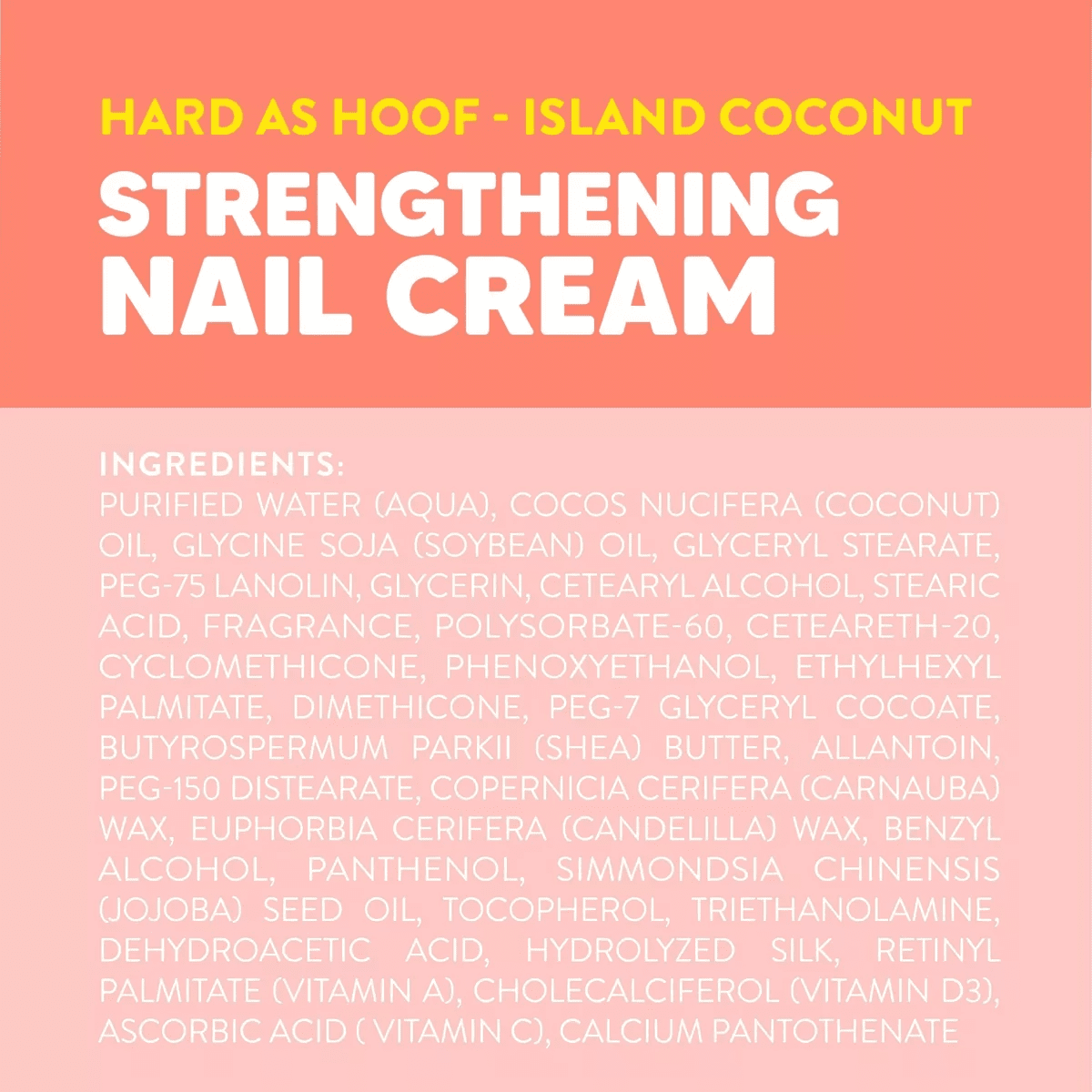 ONYX Professional Hard as Hoof Strengthening Coconut Nail Cream - 1Oz - Image 7