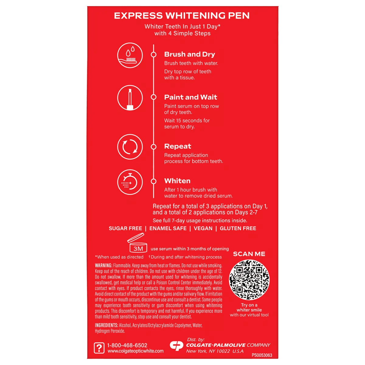 Colgate Optic White Express 7 Day Whitening Treatment Teeth Whitening Pen - 0.08 Fl Oz - Image 11