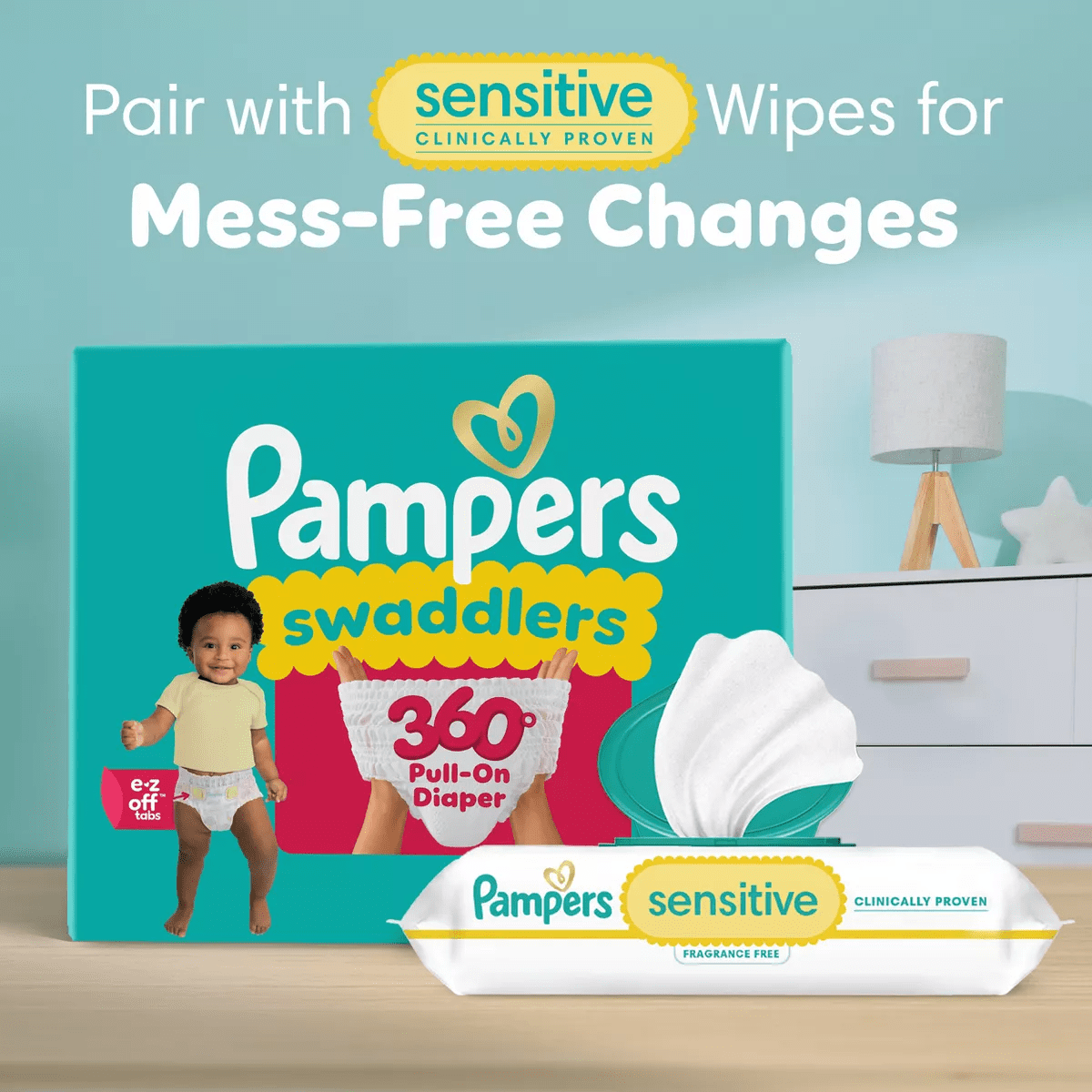 Pampers Swaddler 360 Disposable Baby Diapers - Image 11