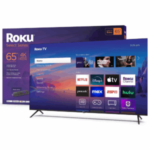 Roku 65" Select Series 4K HDR Smart Roku TV with Roku TV Remote: LED, Wi-Fi, HDMI