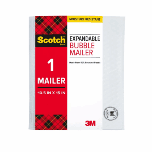 Scotch Poly Bubble Mailer White