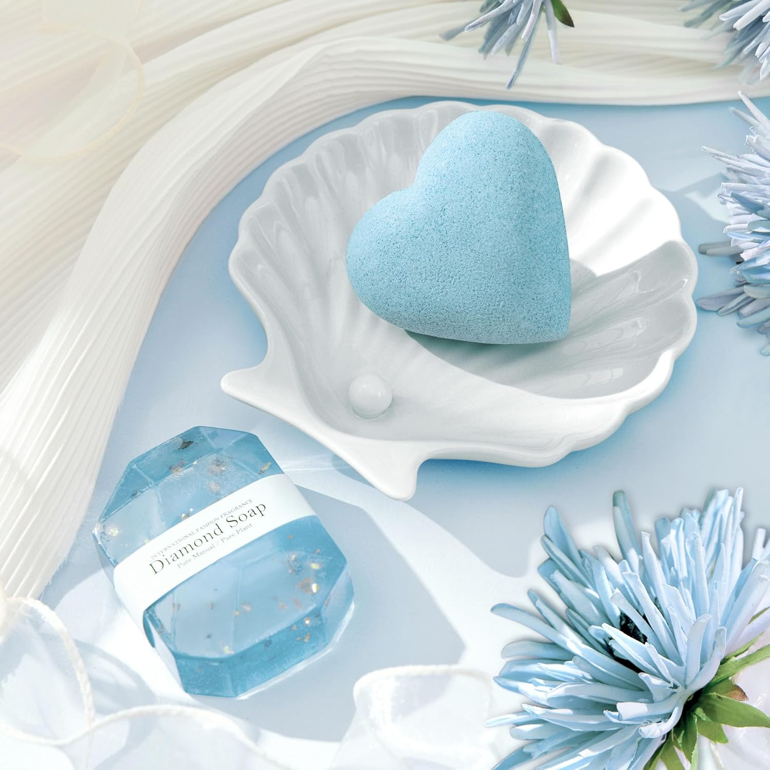 Self Care Get Well Soon Gifts for Women, Luxury Ocean Spa Gift Basket with Flannel Blanket - Unique Birthday Valentines Mother'S Day Christmas Gifts for Mom Wife Girlfriend Best Friend Sister Her - Image 5