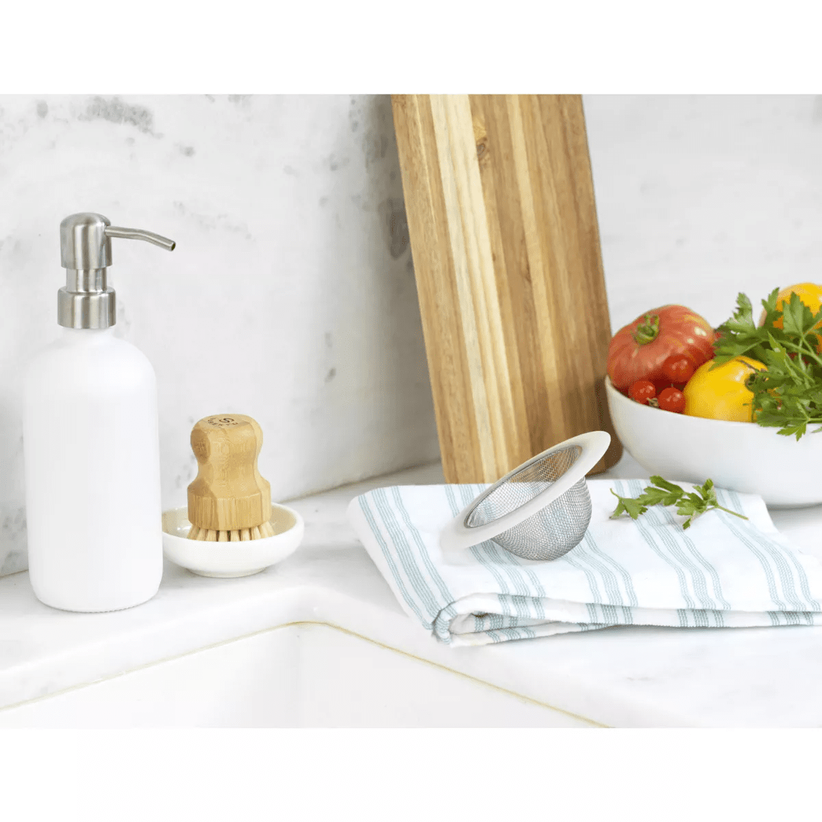 Goodcook Ready Mesh Stainless Steel Sink Strainer: Kitchen Drain Catcher, Dishwasher-Safe, Silver, 4.5" - Image 4